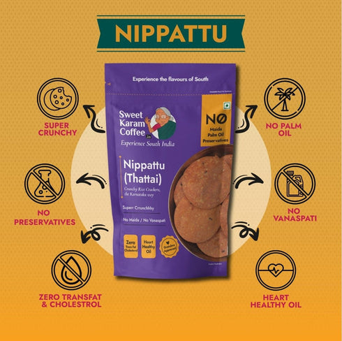 Sweet Karam Coffee Nippattu Thattai